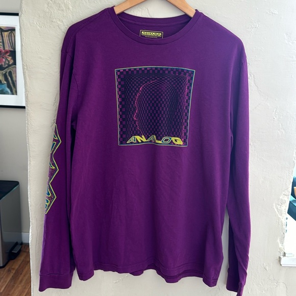 Analog purple long sleeve - Picture 1 of 5